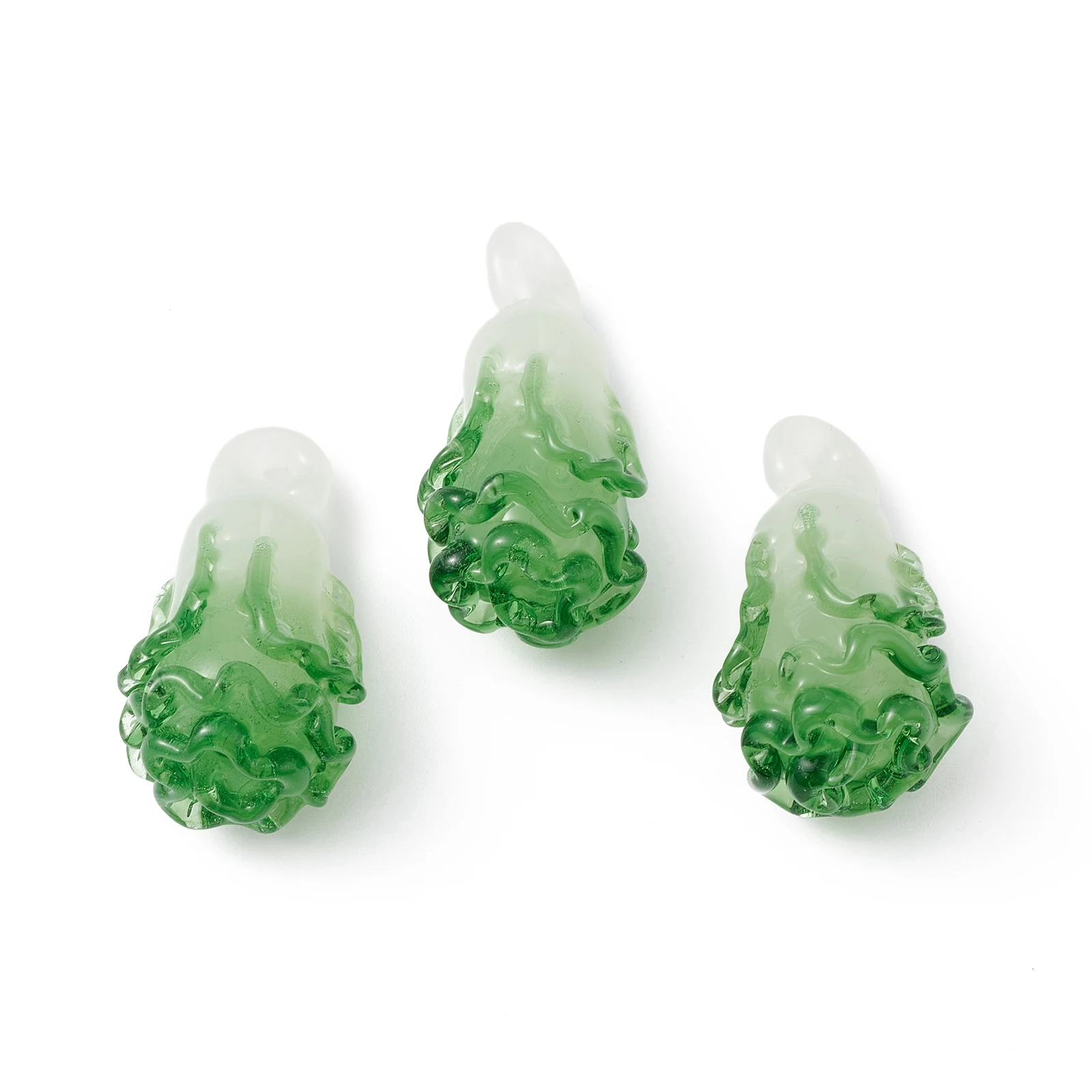 10pcs Lime Green Cabbage Glass Charms Handmade Lampwork Pendant for Necklace Earrings DIY Jewelry Making 34.5~37x18~19x17~18.2mm
10pcs Lime Green Cabbage Glass Charms Handmade Lampwork Pendant for Necklace Earrings DIY Jewelry Making 34.5~37x18~19x17~18.2mm