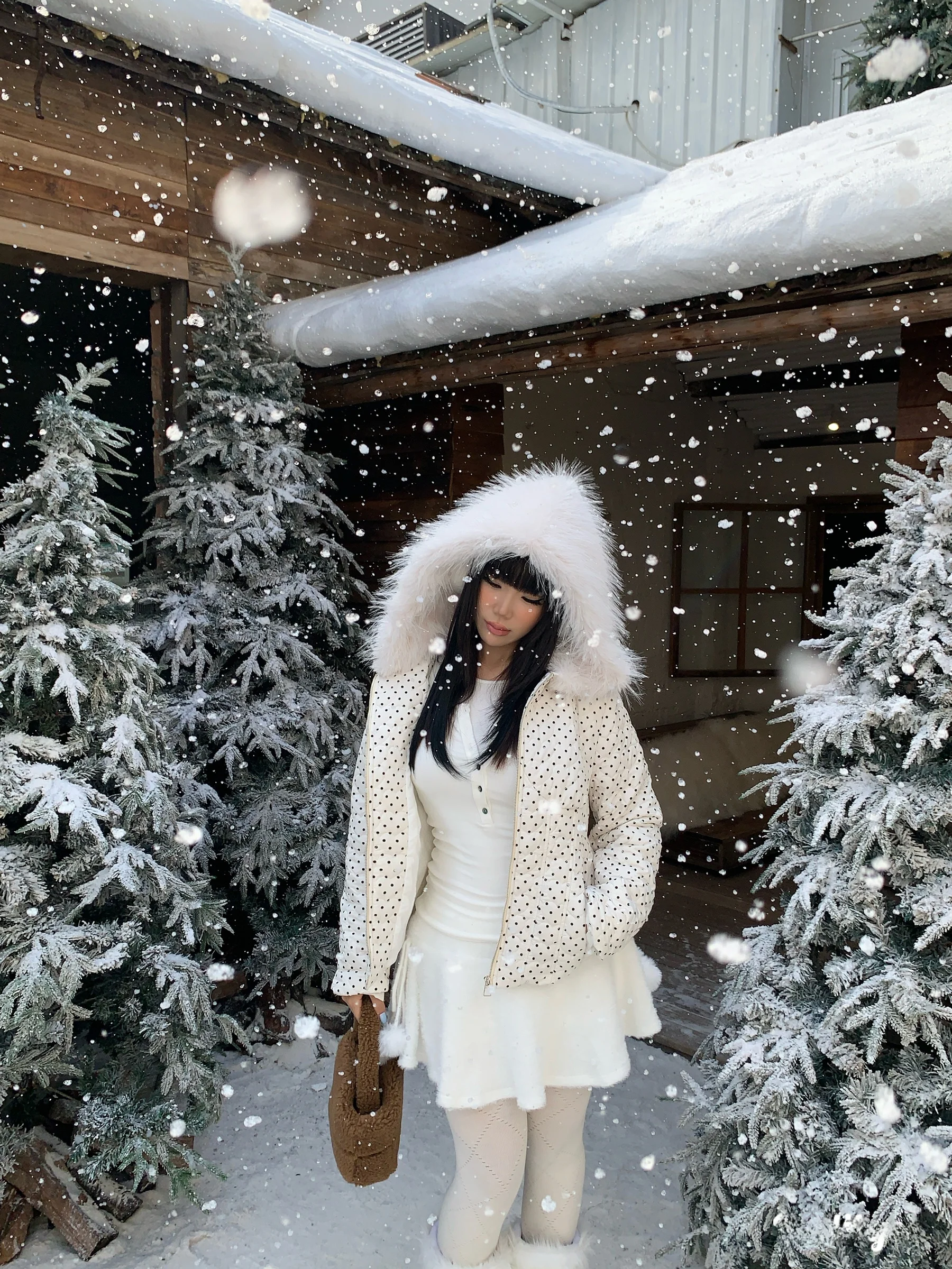 Boolibyoo Korean Sle Polka Dot Waist Cinching ort Hooded Cotton Jaet Slimming Outerwear for Women Faionable Casual Coat
Boolibyoo Korean Sle Polka Dot Waist Cinching ort Hooded Cotton Jaet Slimming Outerwear for Women Faionable Casual Coat