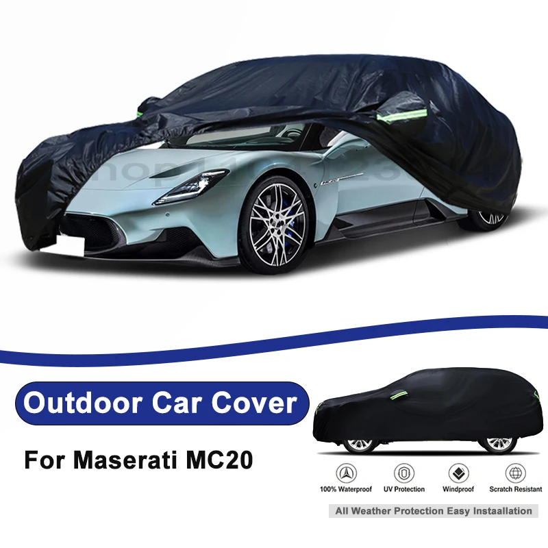 Outdoor Full Car Cover For Maserati MC20 with Reflective Strips Waterproof Snowproof Dustproof UV Protection Auto Accessory
Outdoor Full Car Cover For Maserati MC20 with Reflective Strips Waterproof Snowproof Dustproof UV Protection Auto Accessory