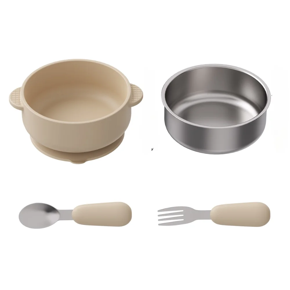 4-х предметные детские миски из нержавеющей стали с присоской и набором детских ложек, силиконовые миски, ложки для кормления и вилка для ребенка
4-х предметные детские миски из нержавеющей стали с присоской и набором детских ложек, силиконовые миски, ложки для кормления и вилка для ребенка