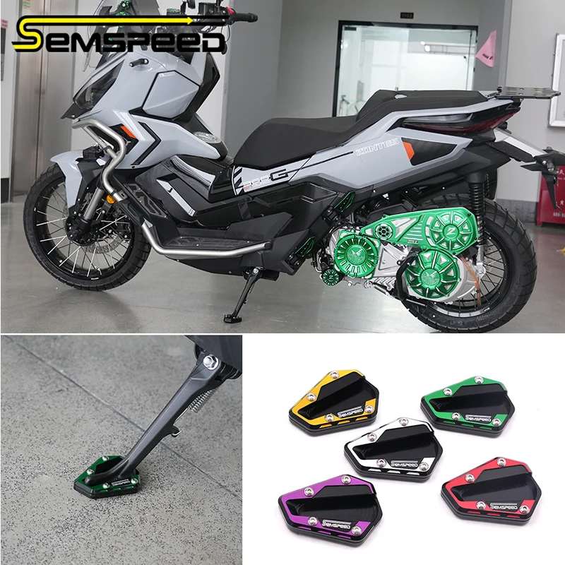 SEMSPEED CNC Aluminum Motorcycle Side Stand Extension Pad For Zontes 368G 368D/E/K/M V1/V2 2024-2026
SEMSPEED CNC Aluminum Motorcycle Side Stand Extension Pad For Zontes 368G 368D/E/K/M V1/V2 2024-2026