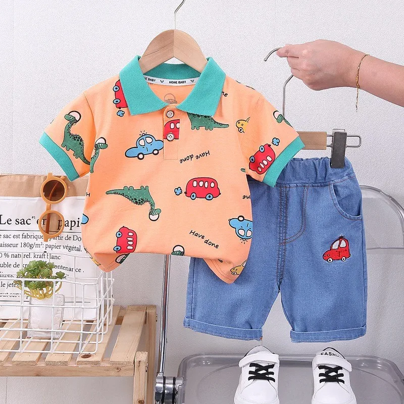 Children Cotton Baby Boys Girl Clothes Summer Cars Sport T-shirt Shorts 2Pcs/Set Infant Causal Kids Toddler Tracksuits 0-5 Years
Children Cotton Baby Boys Girl Clothes Summer Cars Sport T-shirt Shorts 2Pcs/Set Infant Causal Kids Toddler Tracksuits 0-5 Years