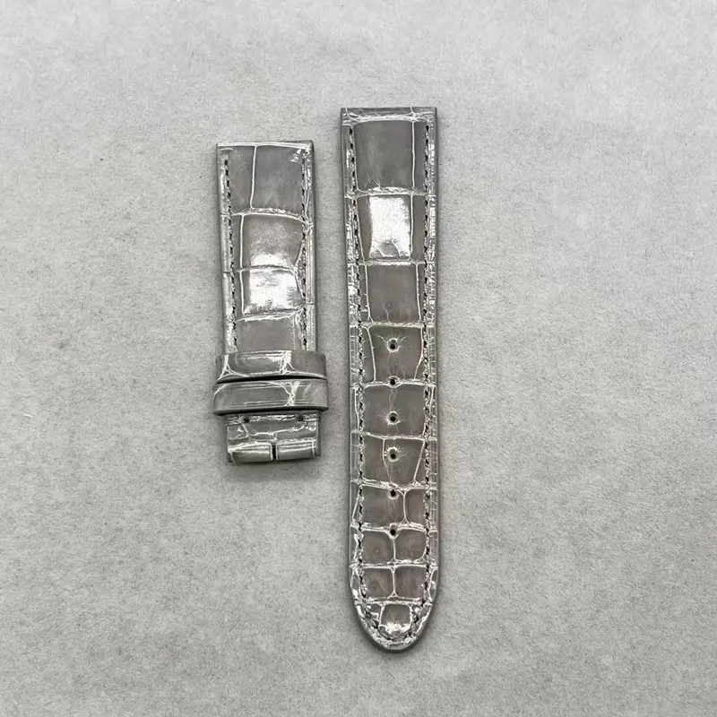 Handmade Custom Crocodile Skin Watchbands 17MM 19MM 21MM 22MM Flat Interface Alligator Strap Waterproof Cowhide Lining Soft Belt
Handmade Custom Crocodile Skin Watchbands 17MM 19MM 21MM 22MM Flat Interface Alligator Strap Waterproof Cowhide Lining Soft Belt