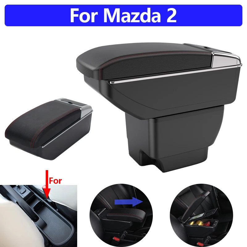 For Mazda 2 Mazda2 DE Car Armrest Center Console Box Storage with Cup Holder PU Leather No Drilling Car interior accessories
For Mazda 2 Mazda2 DE Car Armrest Center Console Box Storage with Cup Holder PU Leather No Drilling Car interior accessories