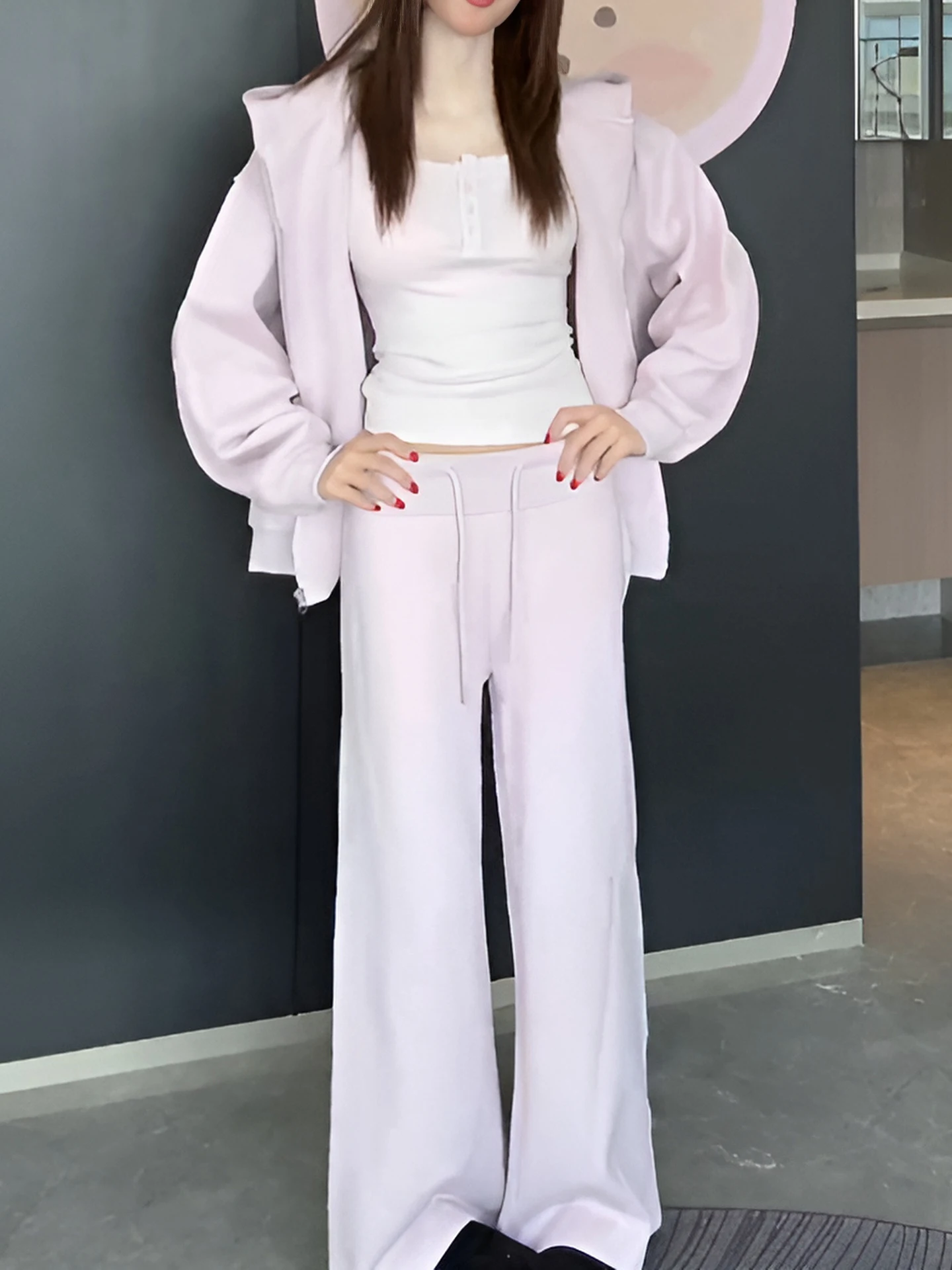 Chic Commute Inspired Women's Three-Piece Set with Base Shirt Jacket Straight Leg Pants Anti-Aging Fashionable Maturity Light
Chic Commute Inspired Women's Three-Piece Set with Base Shirt Jacket Straight Leg Pants Anti-Aging Fashionable Maturity Light
