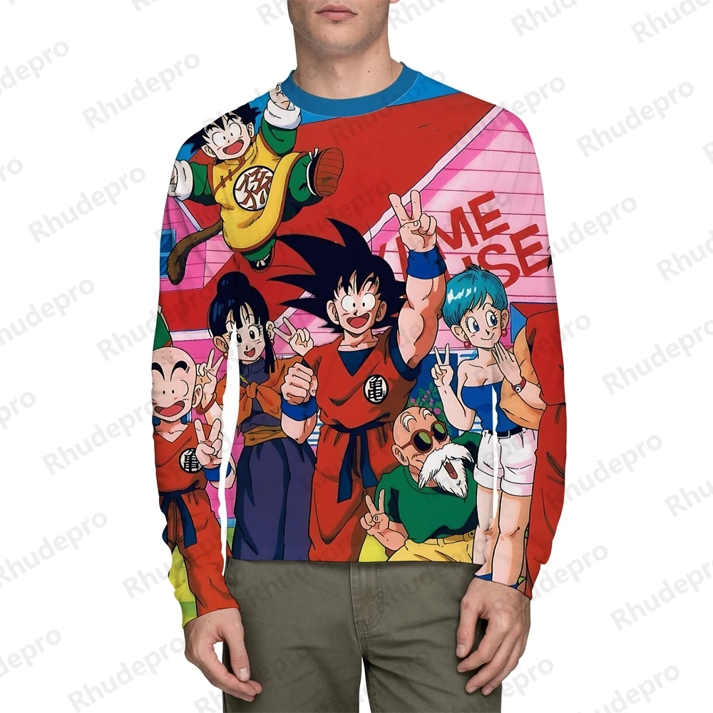 Goku Dragon Ball Clothes Men's Long sleeve T-shirt Oversized Streetwear Summer 2024 Gift Anime Clothing Trend High Quality
Goku Dragon Ball Clothes Men's Long sleeve T-shirt Oversized Streetwear Summer 2024 Gift Anime Clothing Trend High Quality