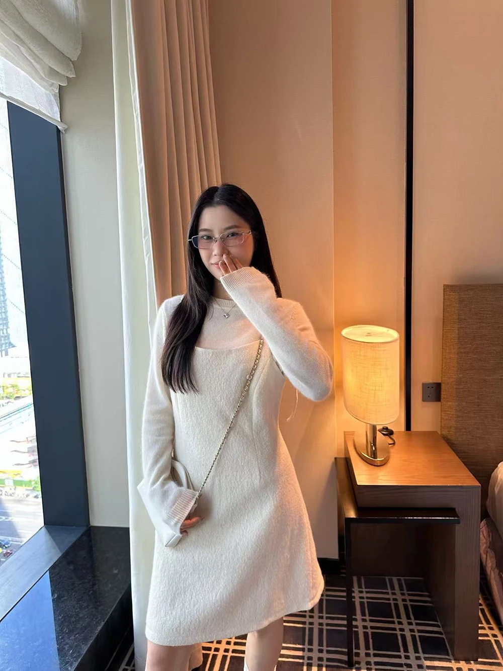 Elegant Winter New Style Women's Dress U2026 Knit Belted Shoulder Slimming Versatile Wool Blend Strap Dress Citywalk Casual
Elegant Winter New Style Women's Dress U2026 Knit Belted Shoulder Slimming Versatile Wool Blend Strap Dress Citywalk Casual