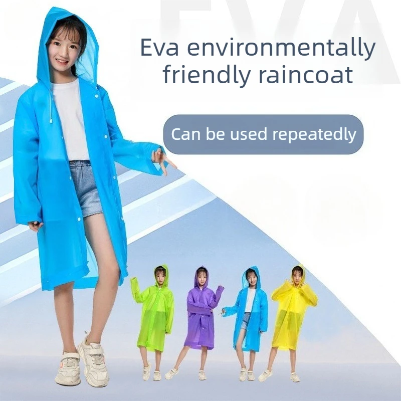 1 Piece EVA Raincoat Extra Large Thick Children's Raincoat Extra Long One-Piece Multi-Function Raincoat
1 Piece EVA Raincoat Extra Large Thick Children's Raincoat Extra Long One-Piece Multi-Function Raincoat