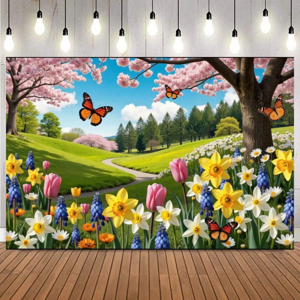 Весенний цветочный бабочка сад Пасхальный фон для фотосъемки мультфильм живописный стиль детский душ портрет домашний декор фото фон
Весенний цветочный бабочка сад Пасхальный фон для фотосъемки мультфильм живописный стиль детский душ портрет домашний декор фото фон