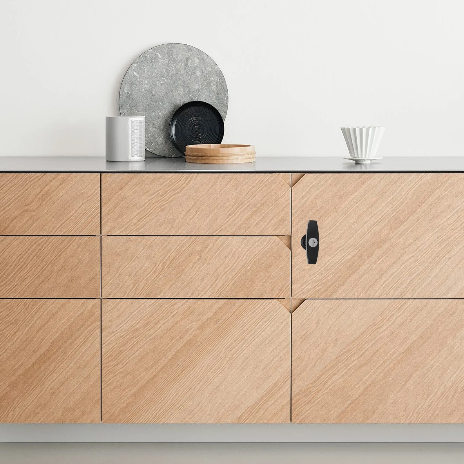 T-shaped Handle Lock Cabinet with Key Distribution Box Black Zinc Alloy Door Locks
T-shaped Handle Lock Cabinet with Key Distribution Box Black Zinc Alloy Door Locks