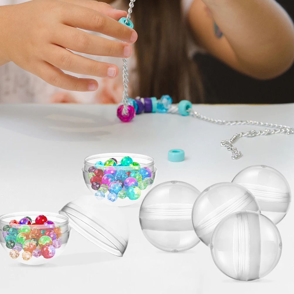 100 Pcs Beaded Transparent Shell Child Round Capsules Plastic Small Gum Ball Machine
100 Pcs Beaded Transparent Shell Child Round Capsules Plastic Small Gum Ball Machine