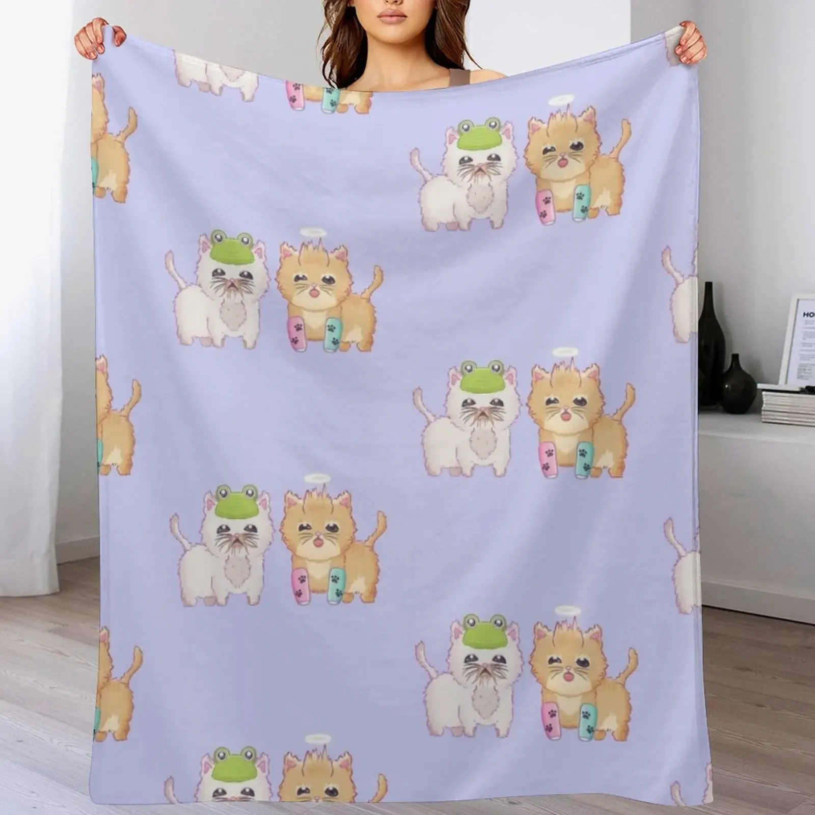 Wisp and Tater Tot Throw Blanket For Sofa Thin Blankets Sofas Of Decoration Blankets
Wisp and Tater Tot Throw Blanket For Sofa Thin Blankets Sofas Of Decoration Blankets