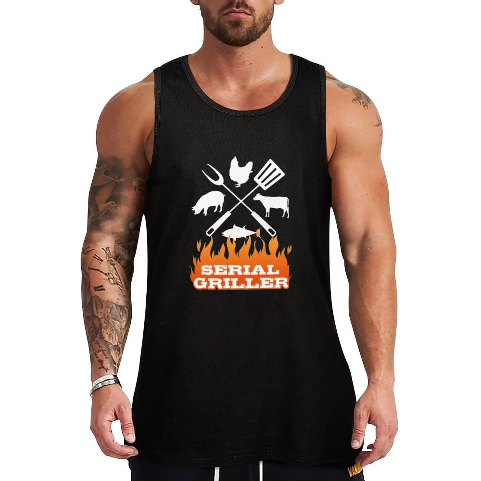 Serial Griller Italian Culinary Italy Grill BBQ Tank Top Light Airy Tank Top Summer Breathable Sleeveless
Serial Griller Italian Culinary Italy Grill BBQ Tank Top Light Airy Tank Top Summer Breathable Sleeveless