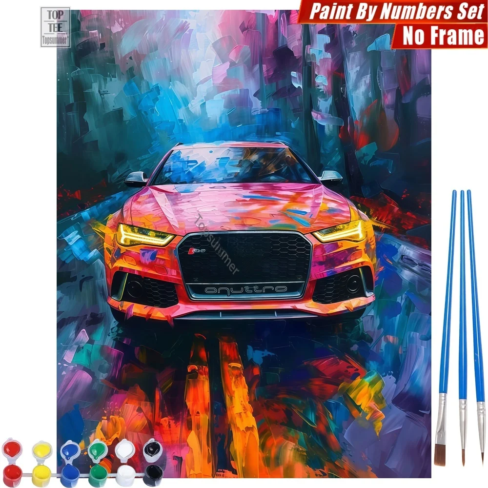 Vibrant Audi Car DIY Digital Oil Paints Set - Car Street Abstract Relaxing Activities New Year's Day Gift For Girlfriend
Vibrant Audi Car DIY Digital Oil Paints Set - Car Street Abstract Relaxing Activities New Year's Day Gift For Girlfriend