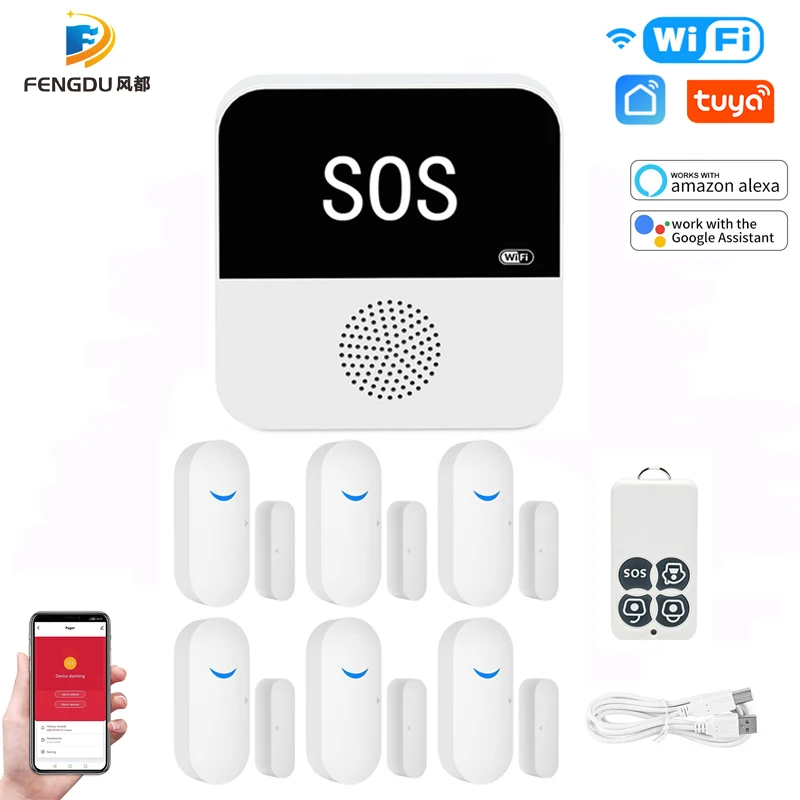 Alarm System for Home Burglar Security 433MHz Door Sensor WiFi Alarm Wireless Tuya Smart House App Control Smart Home
Alarm System for Home Burglar Security 433MHz Door Sensor WiFi Alarm Wireless Tuya Smart House App Control Smart Home