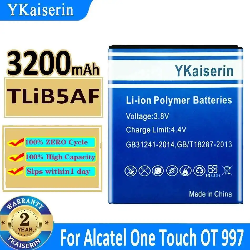 Аккумулятор TLiB5AF 3200 мАч для Alcatel One Touch OT 997 997D Pop C5 OT 5036 5036D 5037 5037X 5037A 5037D для Tcl S800 S710 S810
Аккумулятор TLiB5AF 3200 мАч для Alcatel One Touch OT 997 997D Pop C5 OT 5036 5036D 5037 5037X 5037A 5037D для Tcl S800 S710 S810