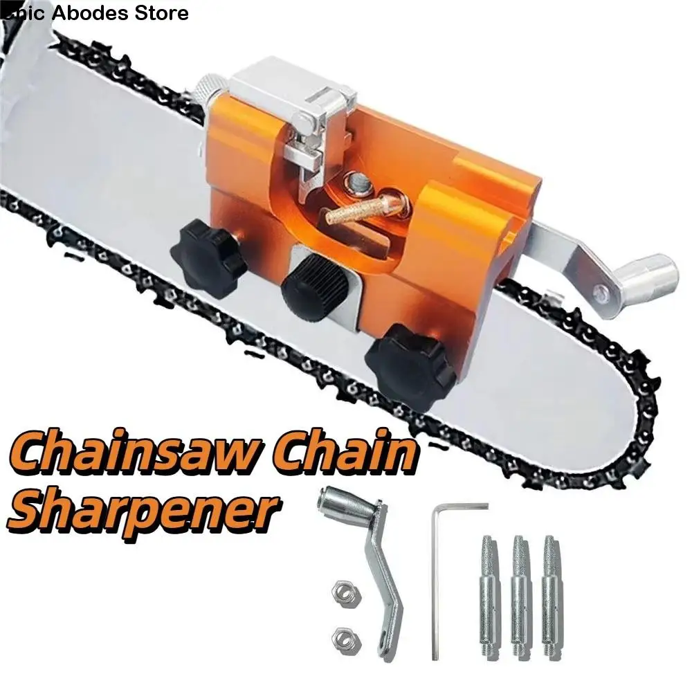 Portable Hand-cranked Chain Grinder Chain Grinder for Chain Saws Hand Chain Sharpener 3pcs Sharpening Heads Chain Clamp
Portable Hand-cranked Chain Grinder Chain Grinder for Chain Saws Hand Chain Sharpener 3pcs Sharpening Heads Chain Clamp