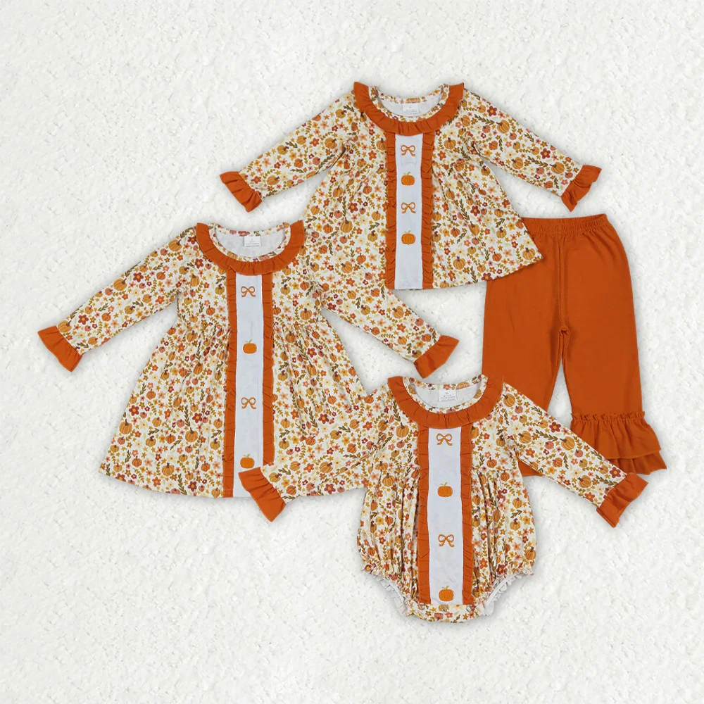 GLP2361 girl dresses baby girl clothes Embroidered bow pumpkin long sleeve pants set Wholesale Summer Boutique kids clothes girl
GLP2361 girl dresses baby girl clothes Embroidered bow pumpkin long sleeve pants set Wholesale Summer Boutique kids clothes girl