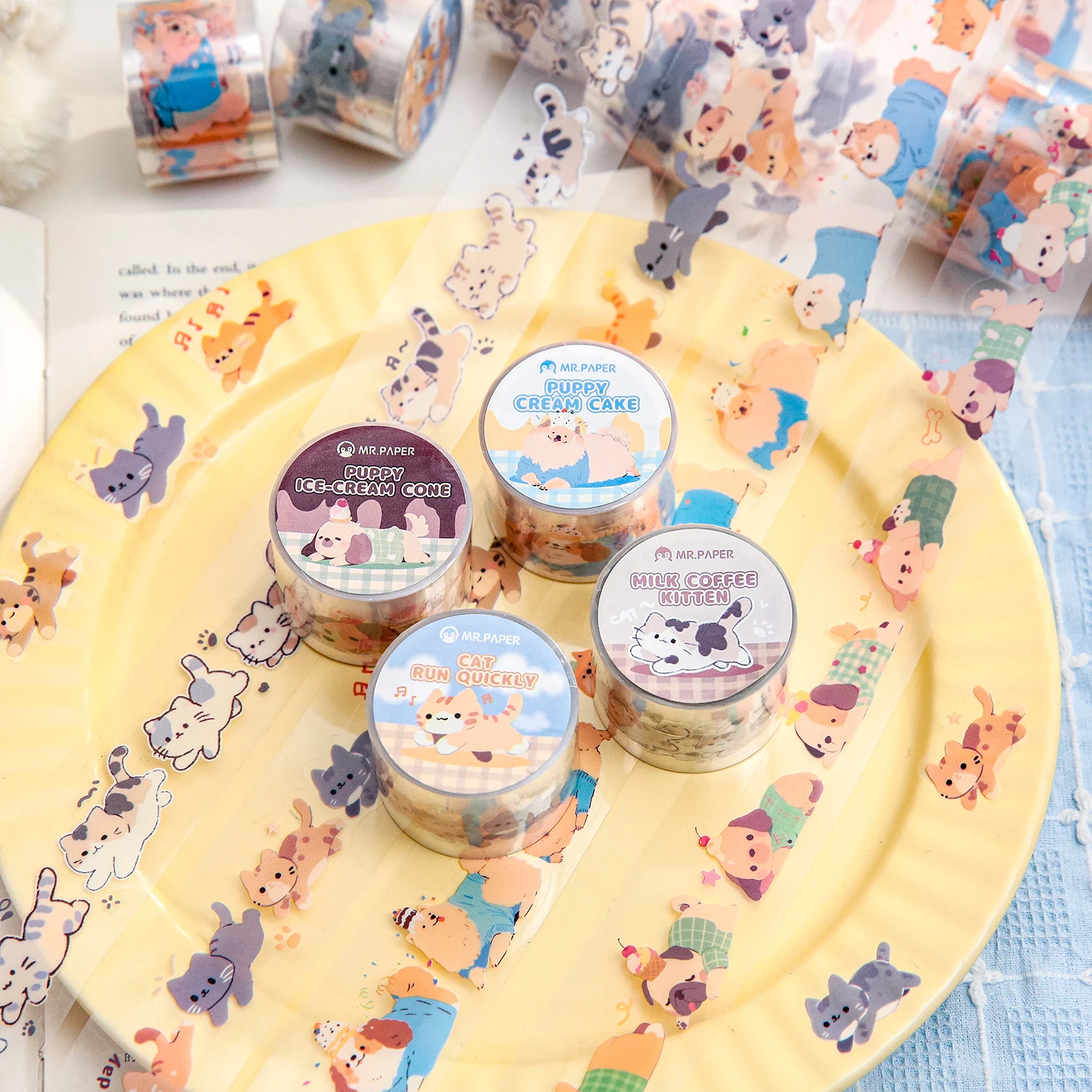 1 Rolls Cute Pet Theme Washi Tape For DIY Scrapbooking Journal Collage Stickers Phone Case Notebook Decoration Supplies
1 Rolls Cute Pet Theme Washi Tape For DIY Scrapbooking Journal Collage Stickers Phone Case Notebook Decoration Supplies