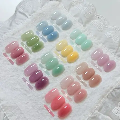 10ml Vitality Milk Candy Series Gel Nail Polish 2026 New Summer Bestseller Featuring a Dopamine Milk Candy Jelly Nail Polish