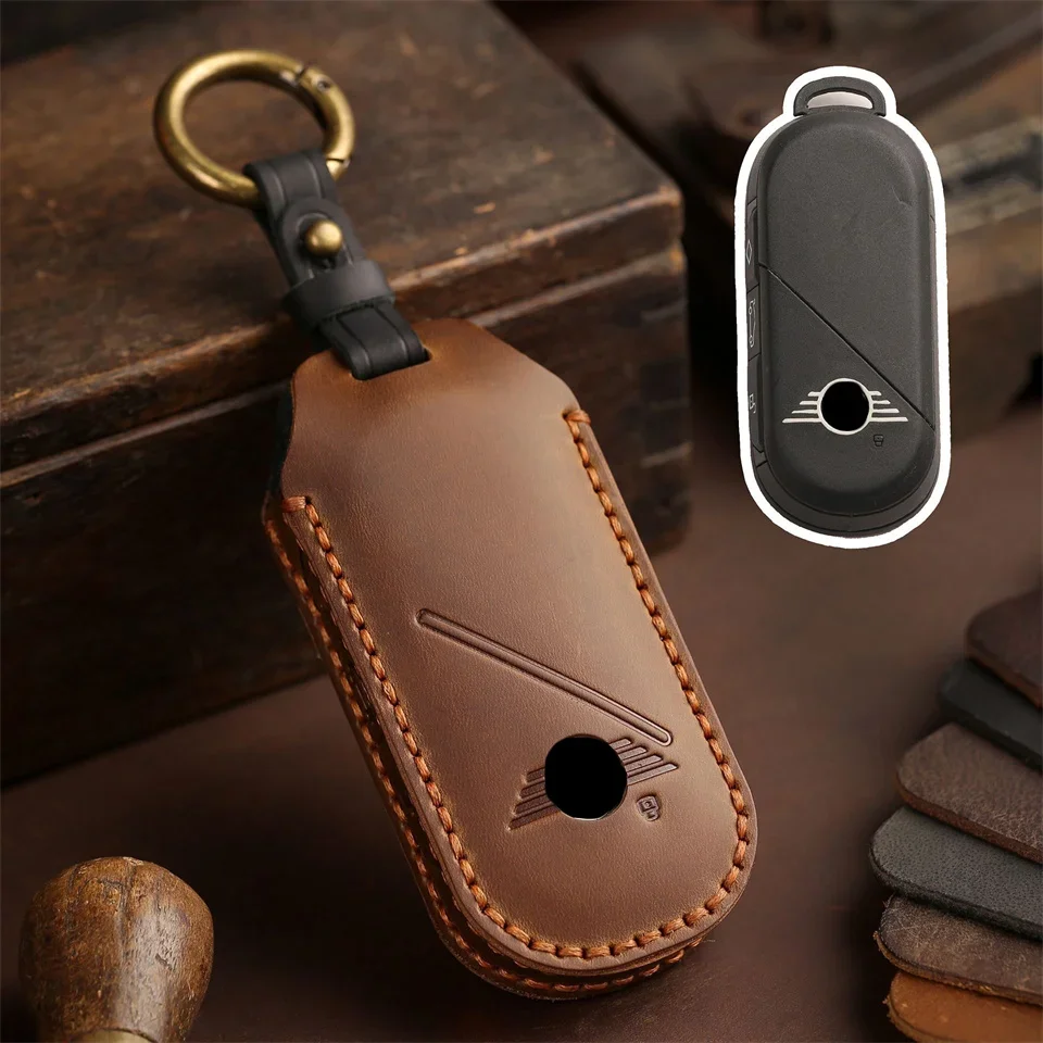 1pc Leather Car Key Case Cover Shell Keychain For 2024 Bmw Mini Cooper Countryman One 2023 MINI Accessories
1pc Leather Car Key Case Cover Shell Keychain For 2024 Bmw Mini Cooper Countryman One 2023 MINI Accessories