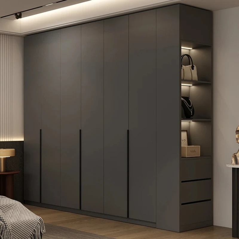 Modern Nordic Doors Storage Wardrobes Multilayer Support Room Wardrobes Open Open Shelf Closets Guarda Roupas Bedroom Furniture
Modern Nordic Doors Storage Wardrobes Multilayer Support Room Wardrobes Open Open Shelf Closets Guarda Roupas Bedroom Furniture