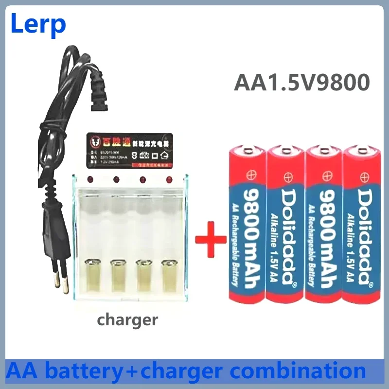2025 New AA 1.5 V9800 MAH Rechargeable Battery, Rechargeable New Alcalinas Drummey+Charger
2025 New AA 1.5 V9800 MAH Rechargeable Battery, Rechargeable New Alcalinas Drummey+Charger
