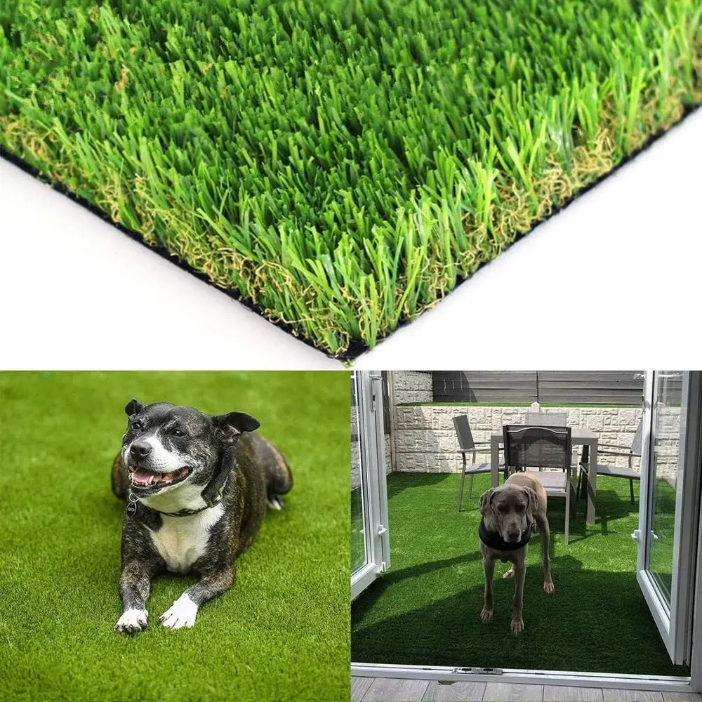 Indoor/Outdoor Synthetic Grass Mat - 4TX6T (24 Square T) Lawn Turf for Gardens and Landscaping
Indoor/Outdoor Synthetic Grass Mat - 4TX6T (24 Square T) Lawn Turf for Gardens and Landscaping