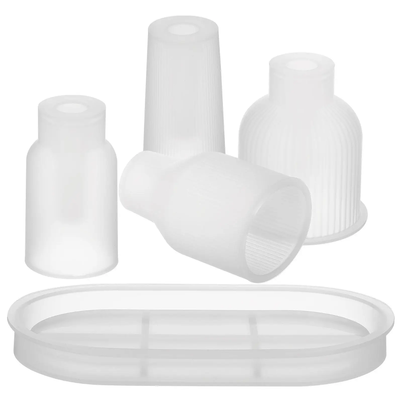 1Set Silicone Vase Molds Unique Flowerpot Resin Molds Easy Release Epoxy Resin Mold Planter Mold for Home Decor Table
1Set Silicone Vase Molds Unique Flowerpot Resin Molds Easy Release Epoxy Resin Mold Planter Mold for Home Decor Table
