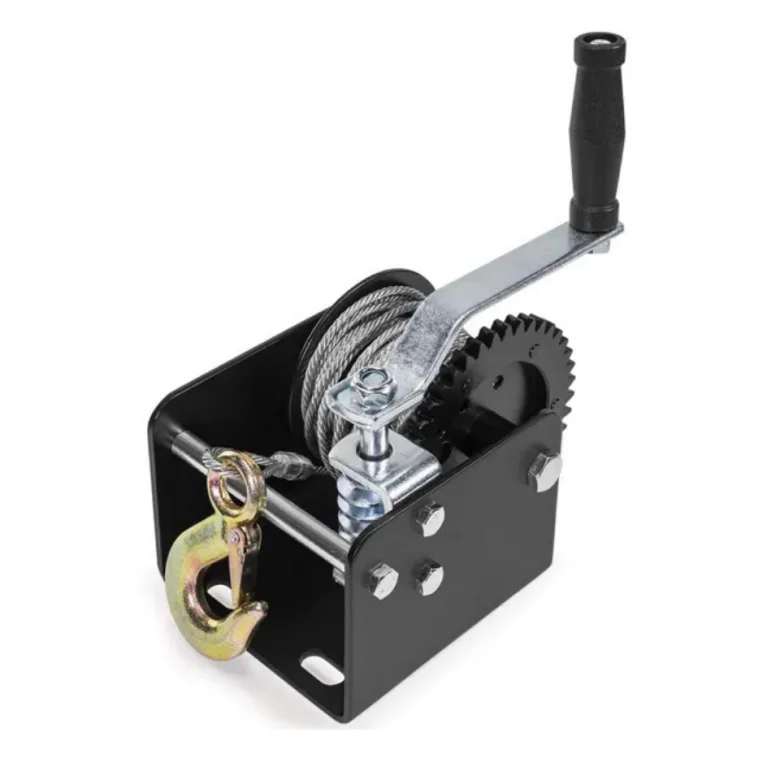 High Quality 600kg Mini Portable Worm Gear Hand Winch Construction Material Lifting Winch Manual Boat Winch 
High Quality 600kg Mini Portable Worm Gear Hand Winch Construction Material Lifting Winch Manual Boat Winch