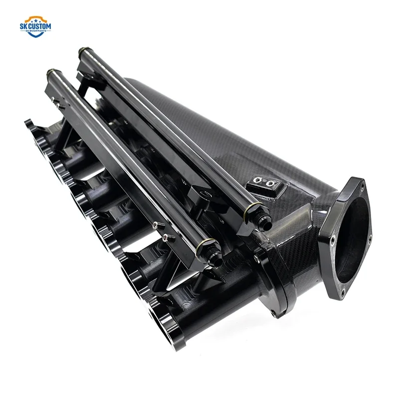 SK CUSTOM 12 Injector Carbon Fiber + Billet Aluminum Intake Manifold For Toyota 1JZ 2JZ GTE Engine
SK CUSTOM 12 Injector Carbon Fiber + Billet Aluminum Intake Manifold For Toyota 1JZ 2JZ GTE Engine