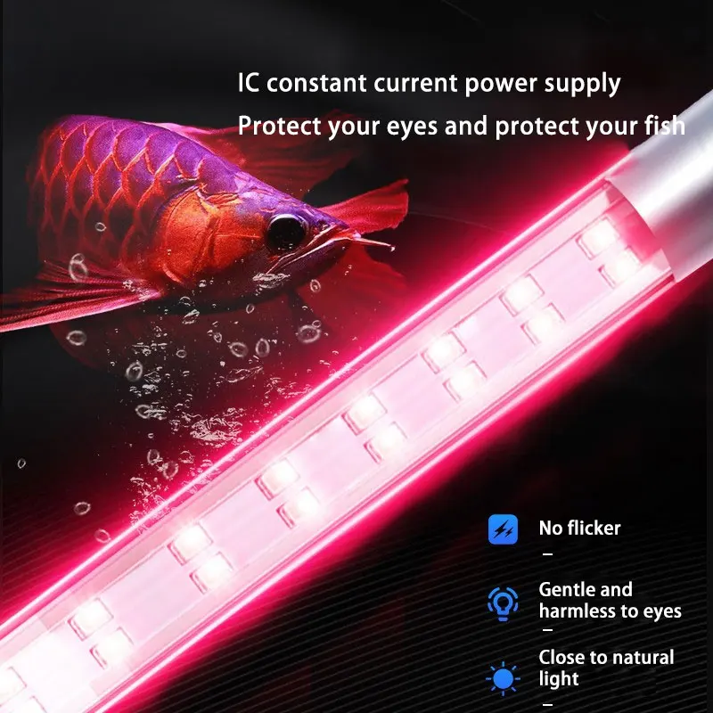 Fish Tank LED Light 240 ° Wide-angle Lighting Three Gear Color Changing Aquarium Diving Light Waterproof Water Grass Light
Fish Tank LED Light 240 ° Wide-angle Lighting Three Gear Color Changing Aquarium Diving Light Waterproof Water Grass Light