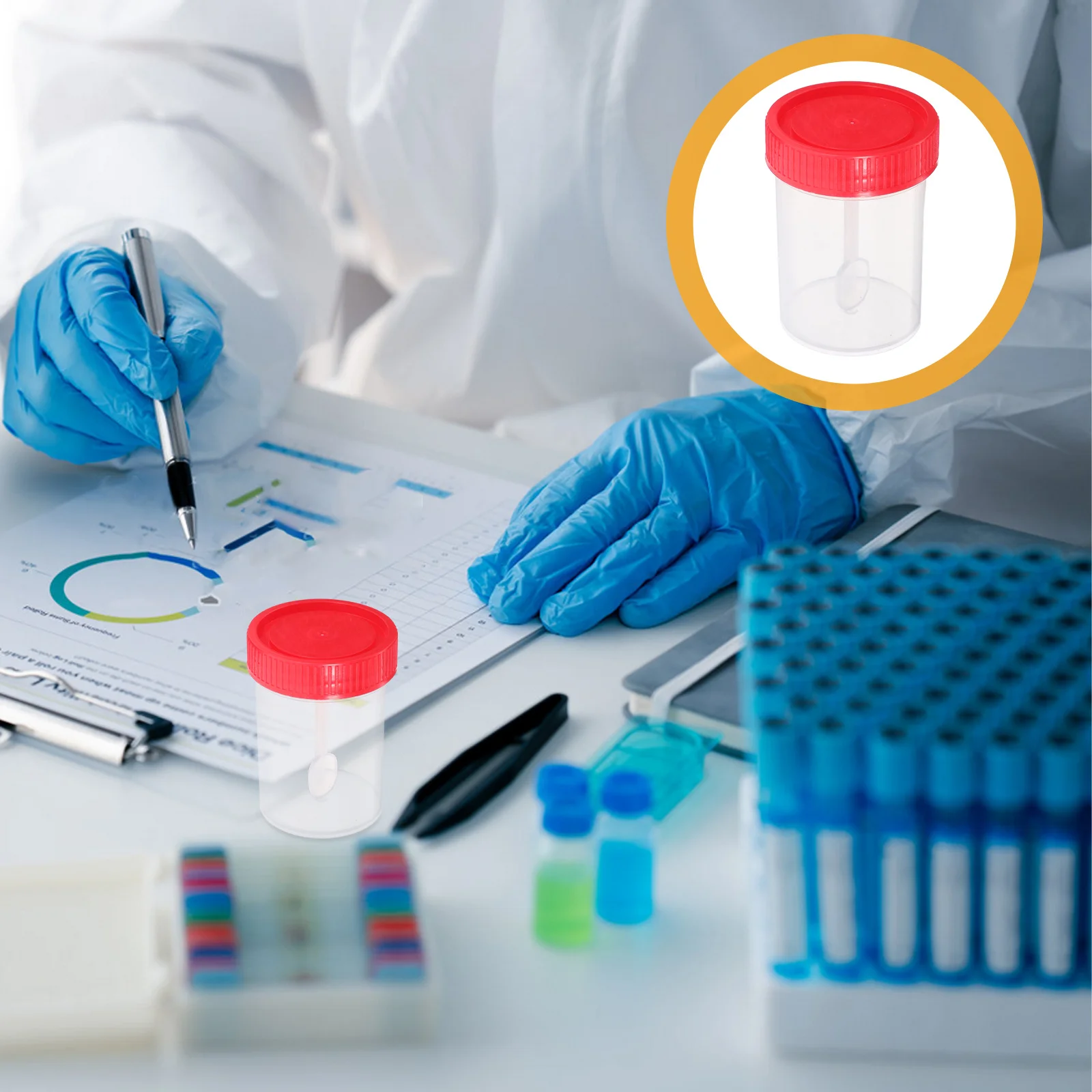 50Pcs Stool Sample Container 40Ml Spiral Cover Leakproof Specimen Cup Laboratory Sample Collection Tool Specimen Cup
50Pcs Stool Sample Container 40Ml Spiral Cover Leakproof Specimen Cup Laboratory Sample Collection Tool Specimen Cup