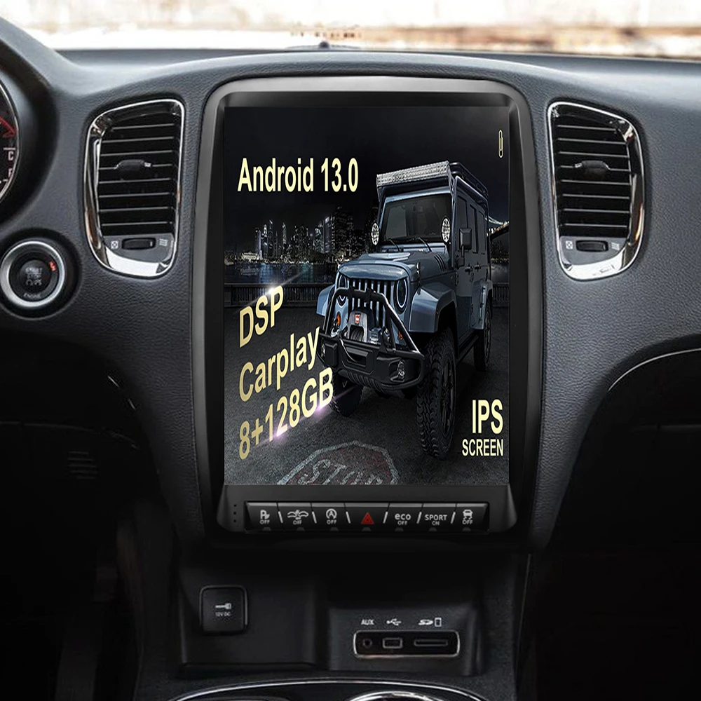 13,8-дюймовый мультимедийный радиоприемник с Android 13, CarPlay, GPS-навигацией и сенсорным экраном для Dodge Durango 2014-2019 годов выпуска, 8+128 ГБ, HD-качество.
13,8-дюймовый мультимедийный радиоприемник с Android 13, CarPlay, GPS-навигацией и сенсорным экраном для Dodge Durango 2014-2019 годов выпуска, 8+128 ГБ, HD-качество.