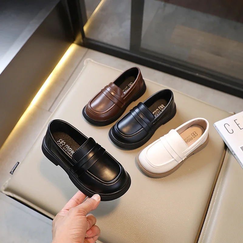 Kids Round-Toe Leather Loafers, Soft Sole Shoes for Girls & Boys, Ideal for School, Party & Wedding
Kids Round-Toe Leather Loafers, Soft Sole Shoes for Girls & Boys, Ideal for School, Party & Wedding
