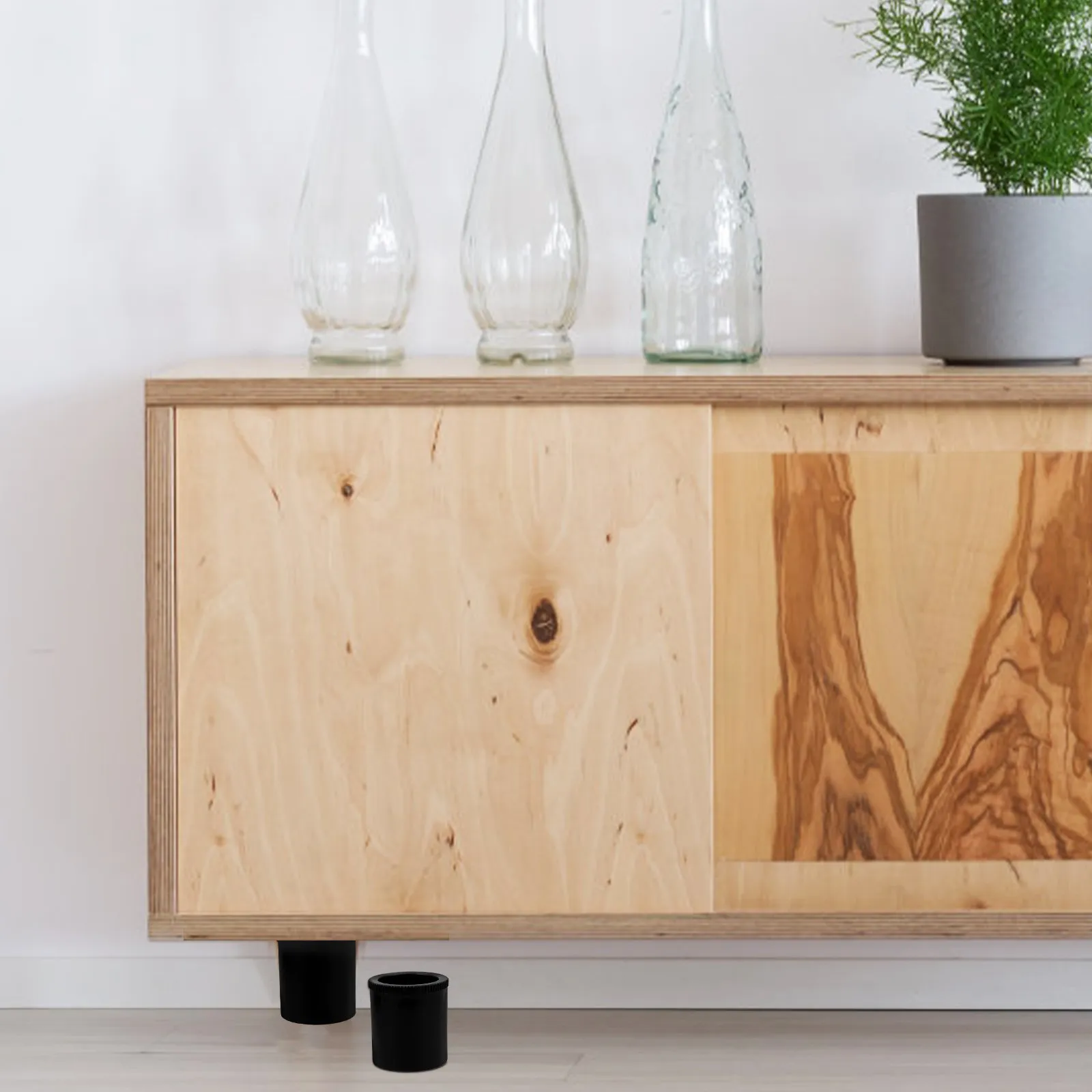 Набор из 4 регулируемых мебельных ножек - универсальные ножки для дивана, стола, шкафа, регулировка высоты без инструментов, современный дизайн
Набор из 4 регулируемых мебельных ножек - универсальные ножки для дивана, стола, шкафа, регулировка высоты без инструментов, современный дизайн