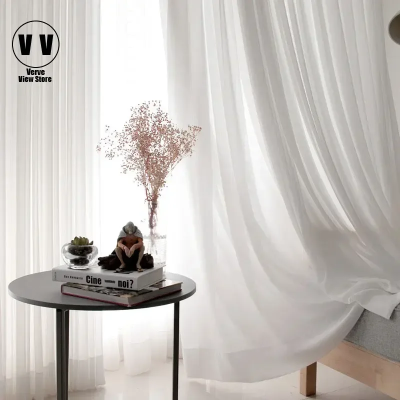 Modern Solid Tulle Window Curtains for Living Room, Bedroom Curtain for Chiffon, Sheer Voile, Window Screening Drapes Customs
Modern Solid Tulle Window Curtains for Living Room, Bedroom Curtain for Chiffon, Sheer Voile, Window Screening Drapes Customs