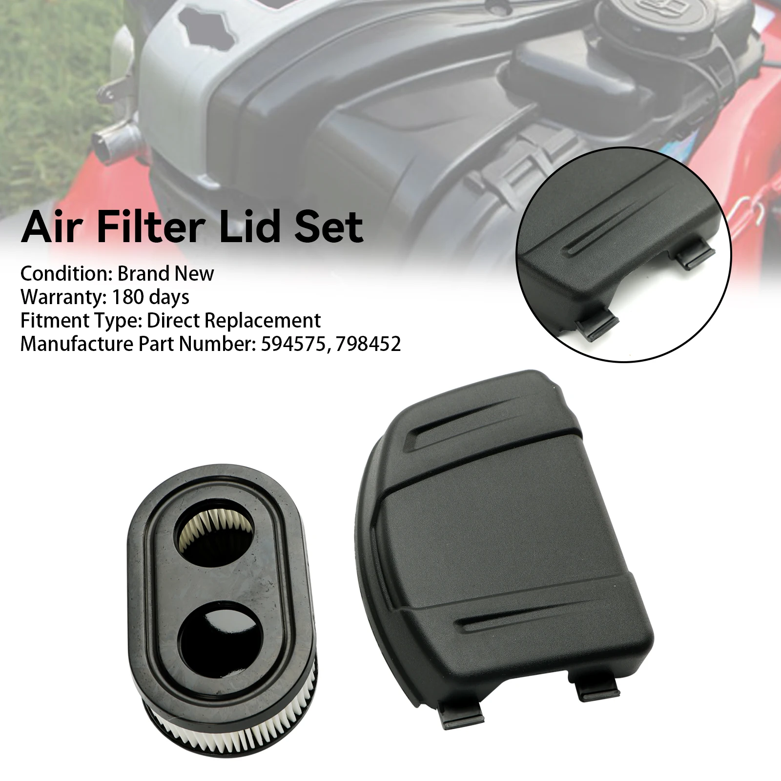 Areyourshop Lawn Mower Air Filter Lid 594575 fit B & S 650EXI 675EXI 675IS 798452
Areyourshop Lawn Mower Air Filter Lid 594575 fit B & S 650EXI 675EXI 675IS 798452