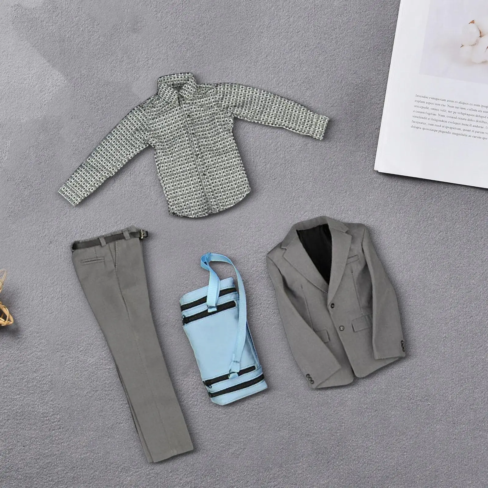 1/6 Scale Male Clothes Suit Decoration Pretend Play Toy Clothes Model Outfit Fashion Jacket Shirt Pant for 12 inch Action Figure
1/6 Scale Male Clothes Suit Decoration Pretend Play Toy Clothes Model Outfit Fashion Jacket Shirt Pant for 12 inch Action Figure