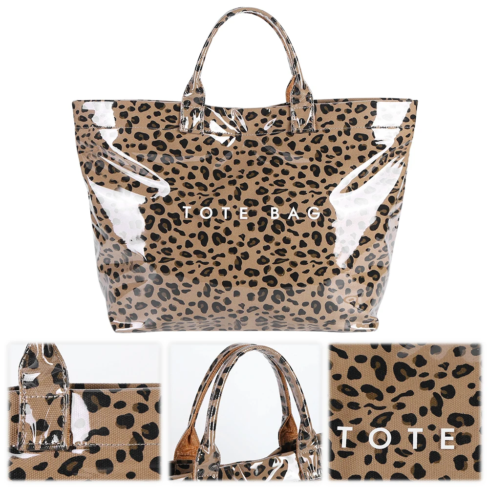 PVC Canvas Printed Tote Handbag Large Capacity Trendy Tote Bag Waterproof Versatile Handbag Travel Shopping Commute Bag
PVC Canvas Printed Tote Handbag Large Capacity Trendy Tote Bag Waterproof Versatile Handbag Travel Shopping Commute Bag