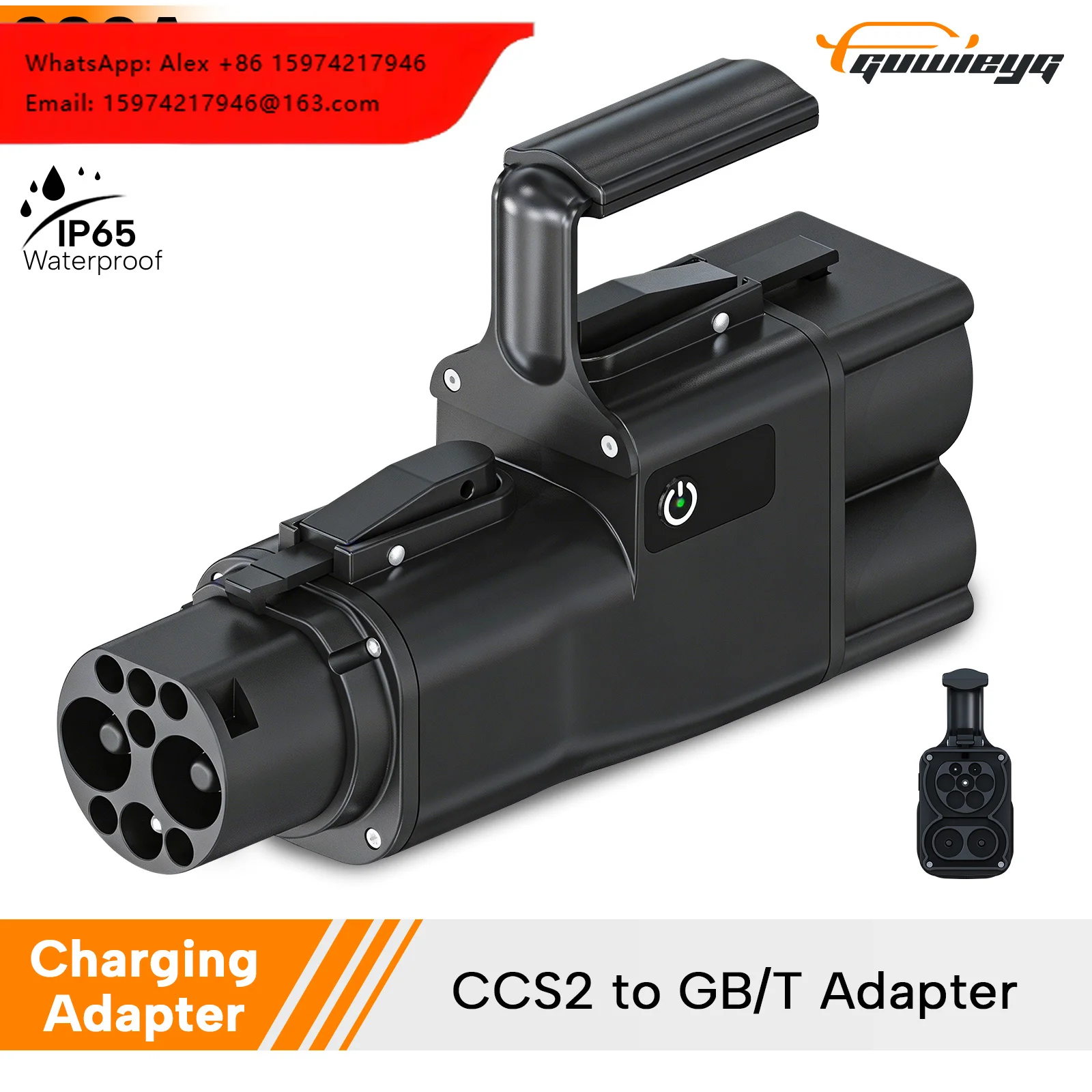 For CCS2 To GB/T EV Converter Adapter DC 300A 300KW 1000V CCS Combo 2 To GB/T Electric Vehicle Charging Adapter New
For CCS2 To GB/T EV Converter Adapter DC 300A 300KW 1000V CCS Combo 2 To GB/T Electric Vehicle Charging Adapter New