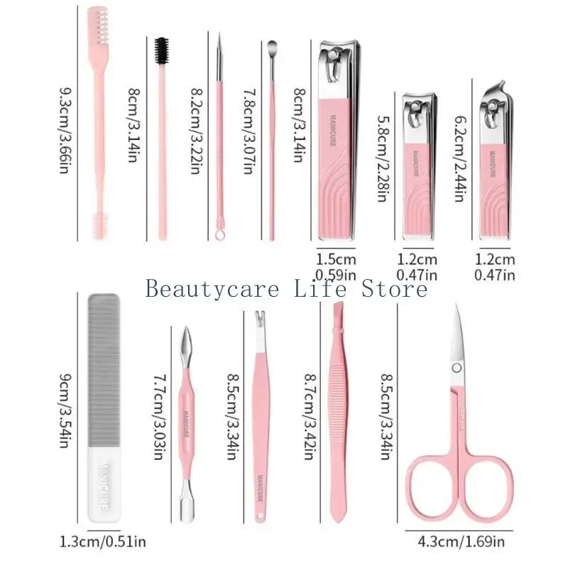 652C 12 IN 1 Clippers and Beauty Tool Portable Set Stainless Steel Manicure Set
652C 12 IN 1 Clippers and Beauty Tool Portable Set Stainless Steel Manicure Set