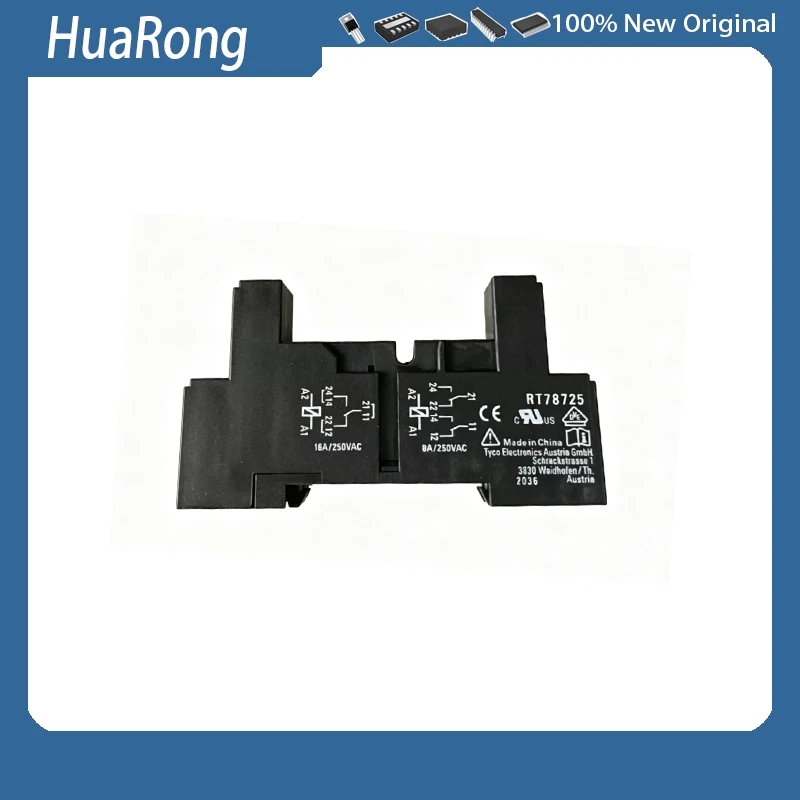 2Pcs/Lot RT78725 8A/250VAC Relay Rail Mounting Base
2Pcs/Lot RT78725 8A/250VAC Relay Rail Mounting Base