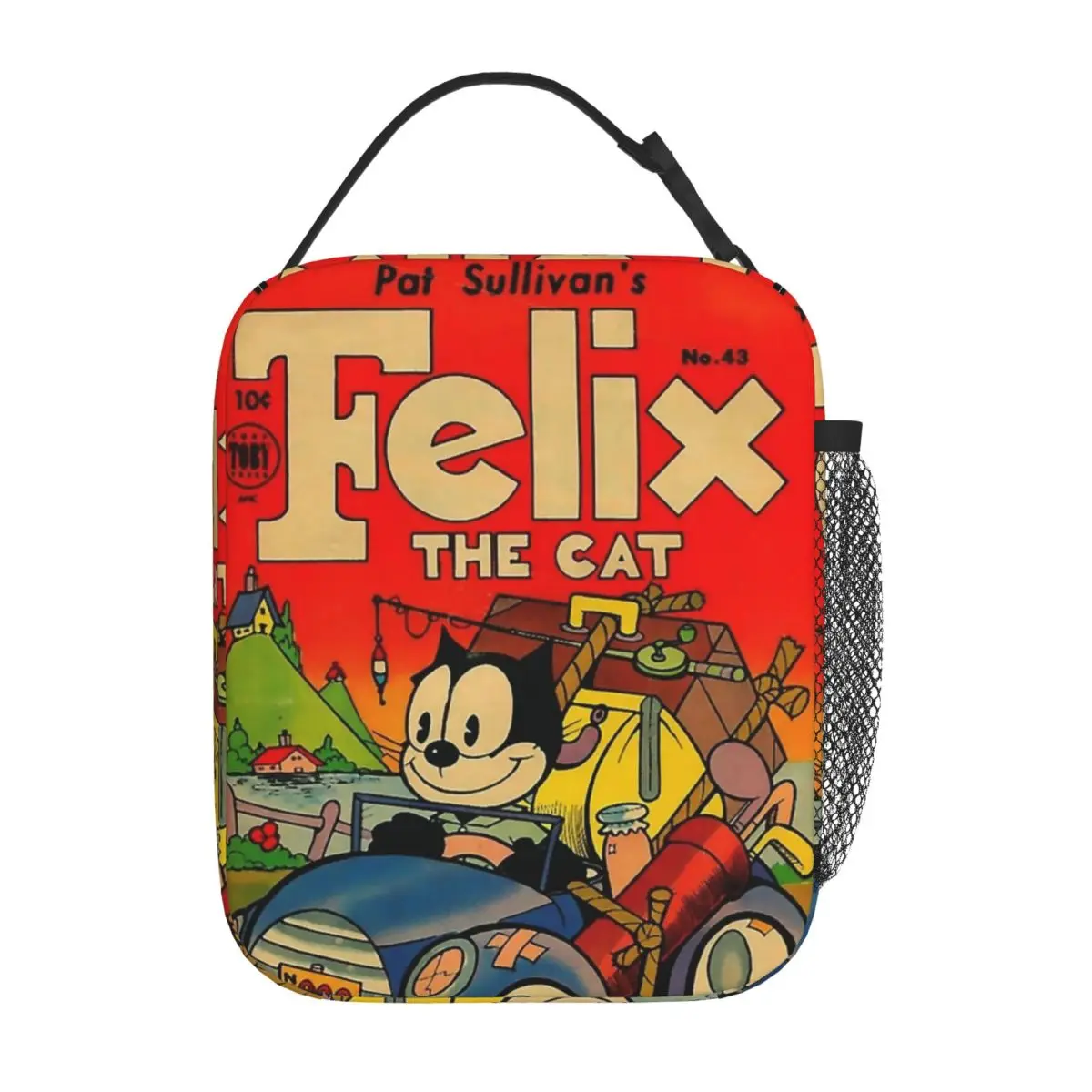 F-Felix The Cat Insulated Lunch Bag Food Container Bags Portable Cooler Thermal Lunch Boxes For School Office
F-Felix The Cat Insulated Lunch Bag Food Container Bags Portable Cooler Thermal Lunch Boxes For School Office