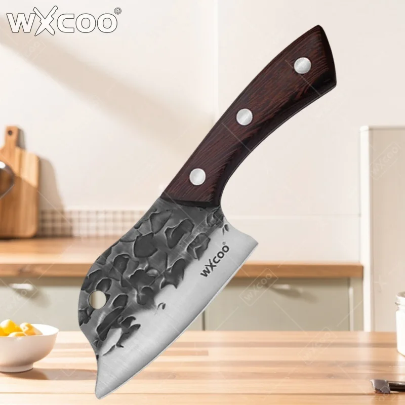 WXCOO Кованый кухонный нож Мясник-измельчитель Нержавеющая сталь Ручной кованый нож для резки Боевой нож Тесак для фруктов и мяса
WXCOO Кованый кухонный нож Мясник-измельчитель Нержавеющая сталь Ручной кованый нож для резки Боевой нож Тесак для фруктов и мяса
