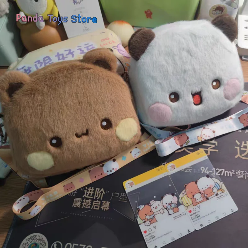 2024 г., сумка-мессенджер в виде большой плюшевой куклы Panda Bubu And Yier, милая мультяшная сумка через плечо в виде медведя из искусственной панды, подарок для пары
2024 г., сумка-мессенджер в виде большой плюшевой куклы Panda Bubu And Yier, милая мультяшная сумка через плечо в виде медведя из искусственной панды, подарок для пары