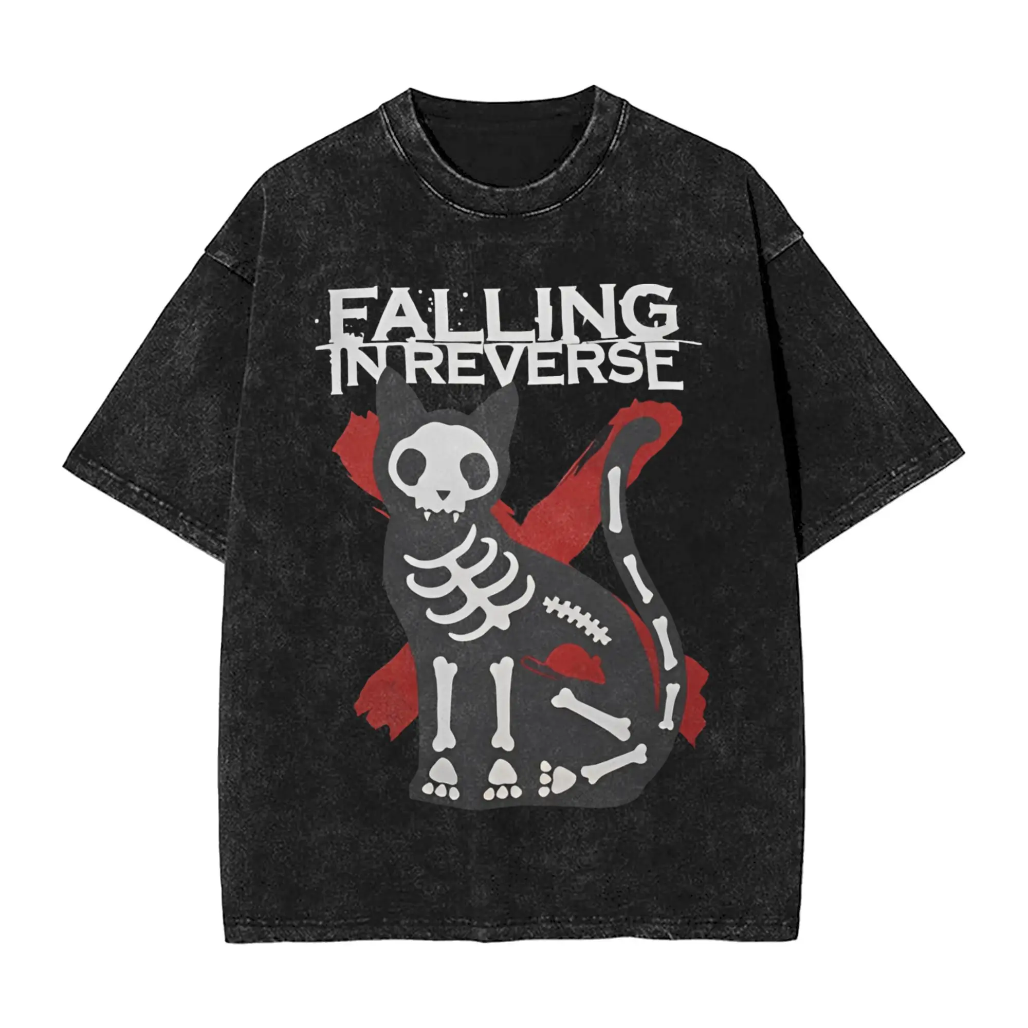 Мужская футболка Falling in Reverse Cat, випраные винтажные футболки с короткими рукавами и круглым воротником, футболки из чистого хлопка, Новое поступление, одежда
Мужская футболка Falling in Reverse Cat, випраные винтажные футболки с короткими рукавами и круглым воротником, футболки из чистого хлопка, Новое поступление, одежда