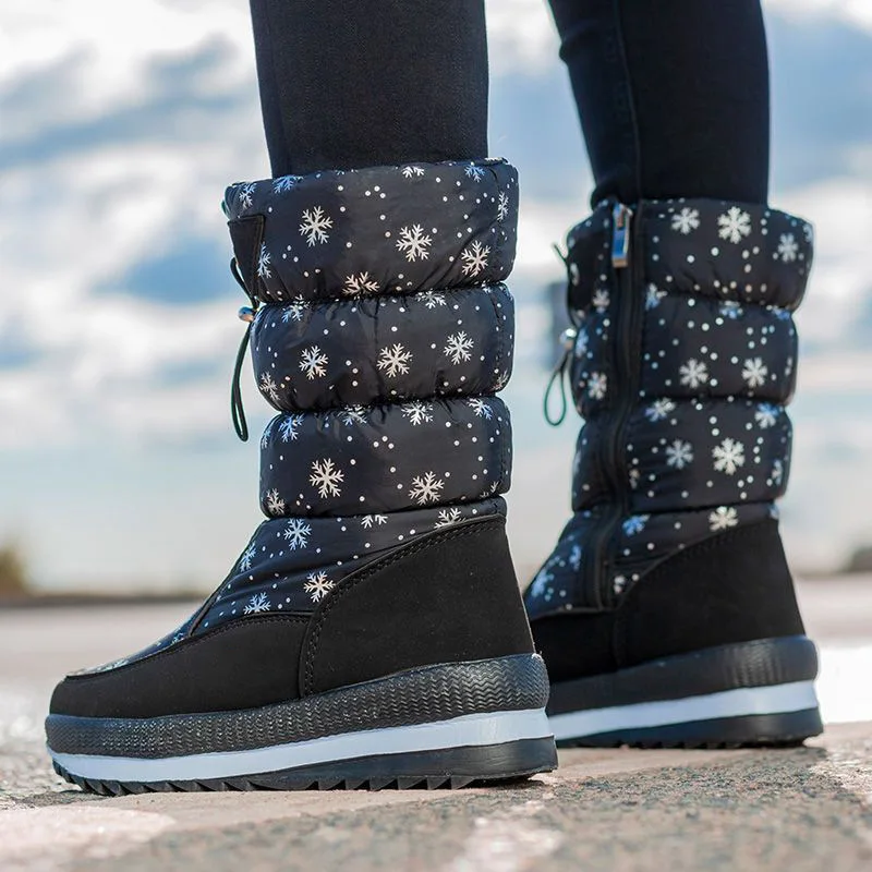 Waterproof Snow Boots Women Thick Warm Midsole Cotton Boots Winter Outdoor Fashion Flat Boots Anti Slip Casual Cotton Shoes
Waterproof Snow Boots Women Thick Warm Midsole Cotton Boots Winter Outdoor Fashion Flat Boots Anti Slip Casual Cotton Shoes