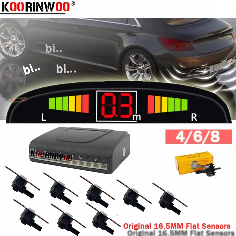 Koorinwoo Auto Parktronics 4/6/8 передние + задние радары, плоские светодиодные фонари, датчики парковки для автомобилей, защита безопасности, радар-детектор
Koorinwoo Auto Parktronics 4/6/8 передние + задние радары, плоские светодиодные фонари, датчики парковки для автомобилей, защита безопасности, радар-детектор