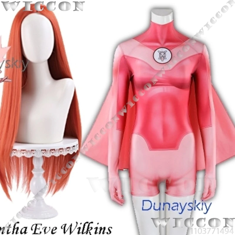 Invincible Pink Atom Samantha Eve Cosplay Jumpsuit Pink Cloak Sock Superhero Cape Bodysuit Halloween Onsie Wig Navidad Carnaval
Invincible Pink Atom Samantha Eve Cosplay Jumpsuit Pink Cloak Sock Superhero Cape Bodysuit Halloween Onsie Wig Navidad Carnaval